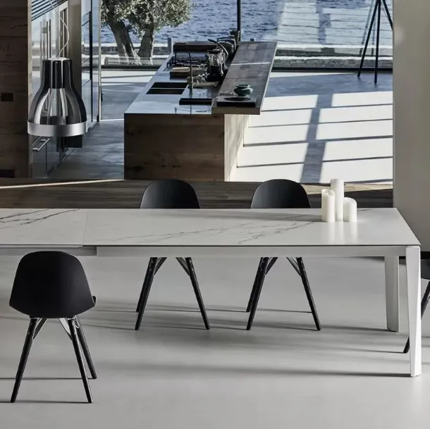 Table extensible Chef en SuperMarbre de Bontempi