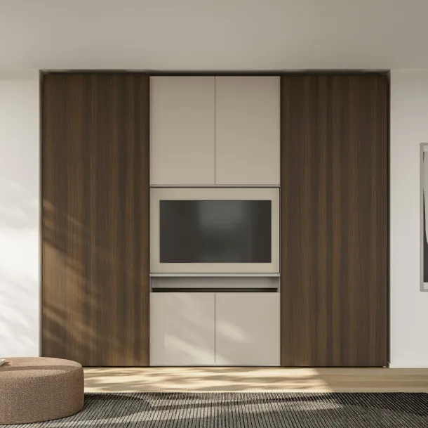 Armoire coulissante en béton N03NS de Colombini Casa