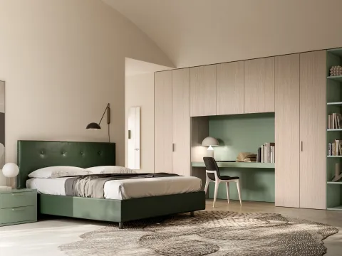 Armoire lisse pratique à battant 08 de SantaLucia