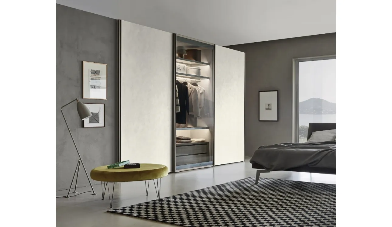 Armoire coulissante Scrigno Materico de Sangiacomo