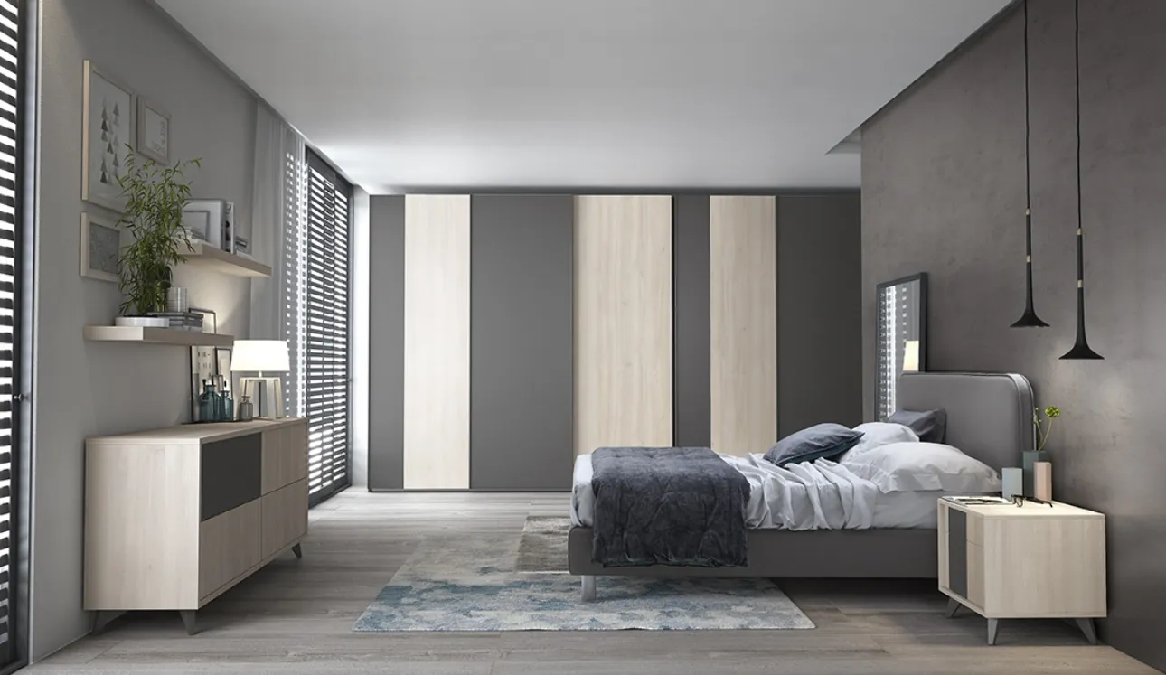 Armoire Sector et Linear A06 de Colombini Casa.