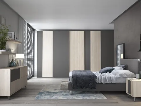 Armoire Sector et Linear A06 de Colombini Casa.