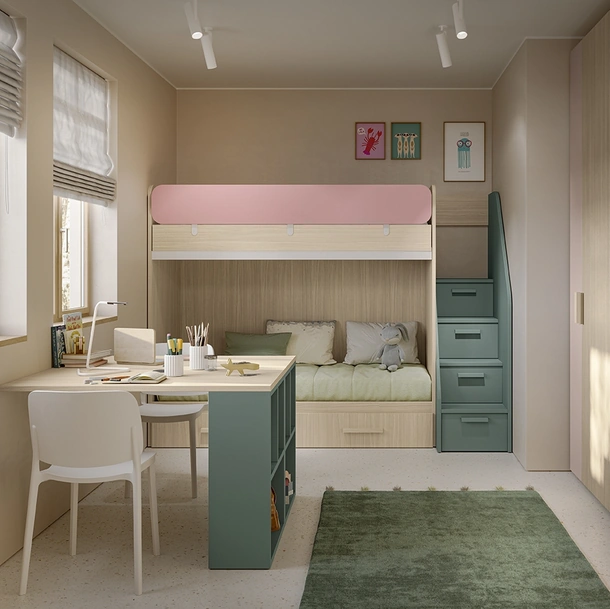 Chambre d'enfant Golf K129 de Colombini Casa