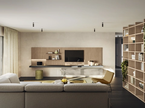 Mur aménagé Golf Contract A102 de Colombini Casa