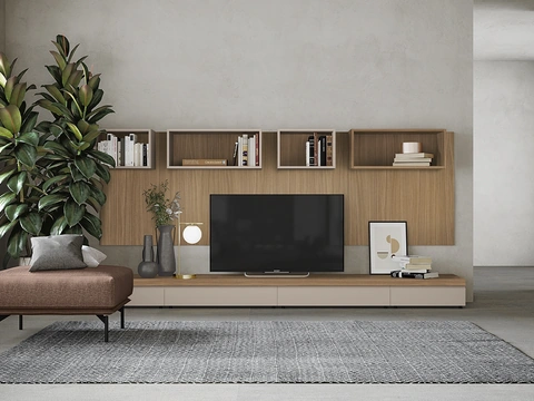Mur équipé Golf Contract R102 de Colombini Casa