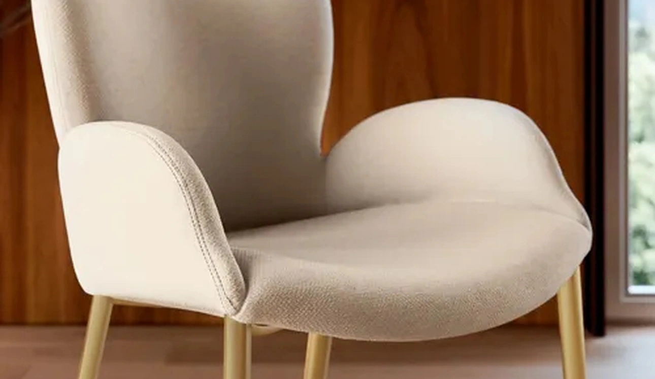 Chaise en tissu Ariel de Bontempi