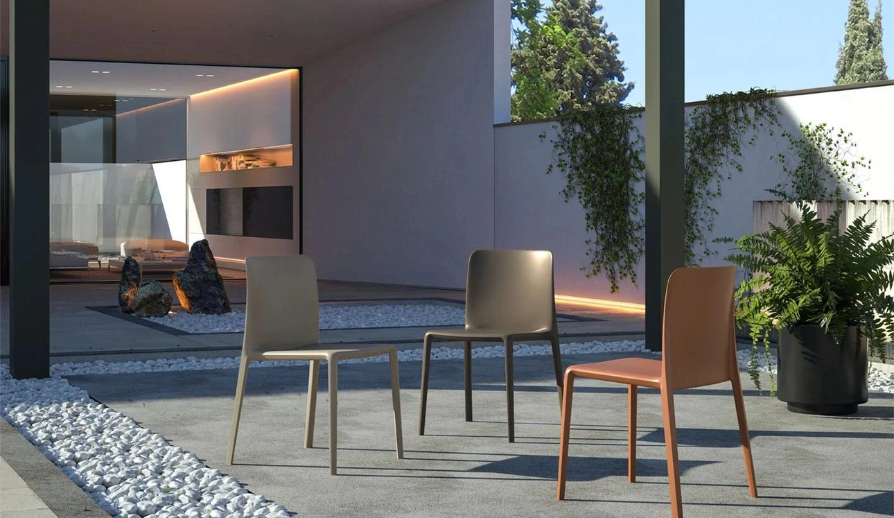 Chaise en polypropylène Lunea de Easyline