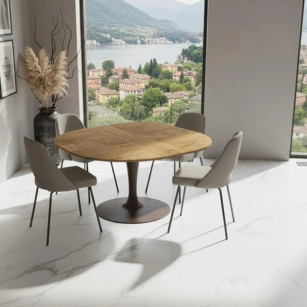 Table moderne extensible Croissant de Easyline