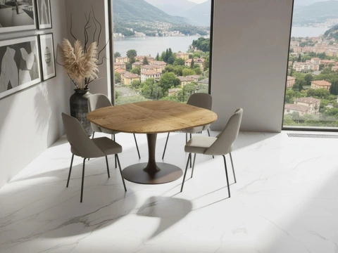 Table moderne extensible Croissant de Easyline