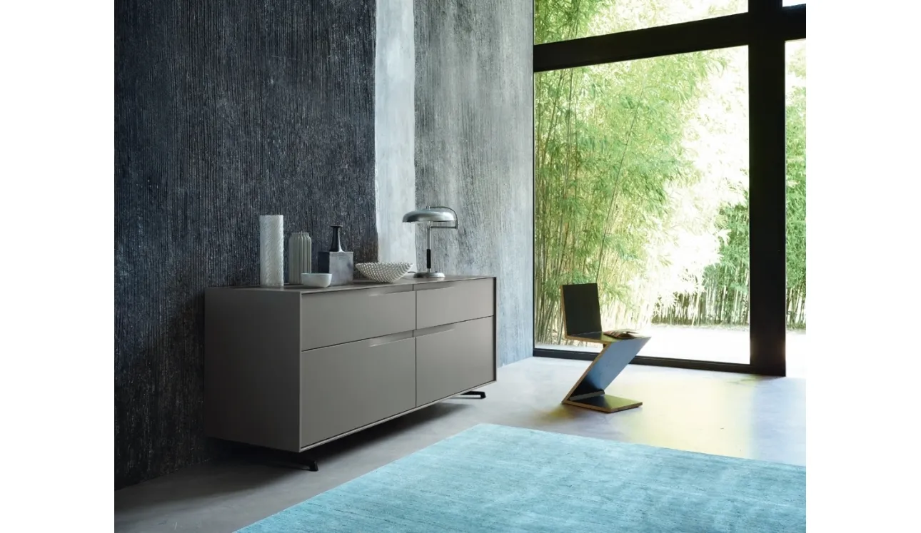 Bahut Vela 01 laqué en Ardoise de Sangiac