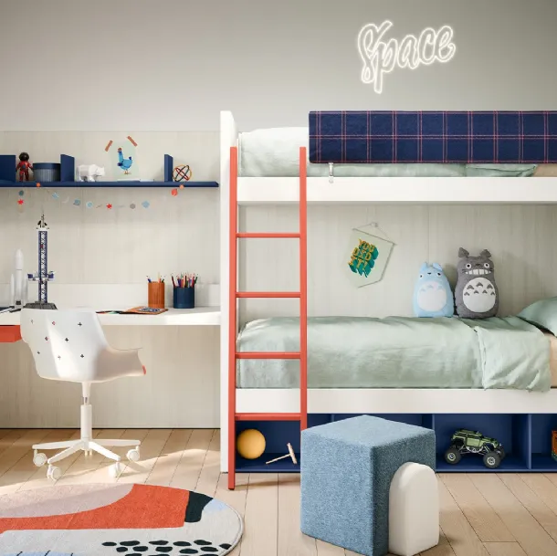 Chambre d'enfants avec lits superposés Camelot de