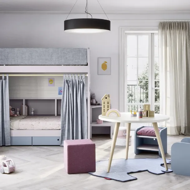 Chambre avec lits superposés Ergo de Nidi