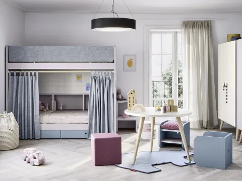 Chambre avec lits superposés Ergo de Nidi