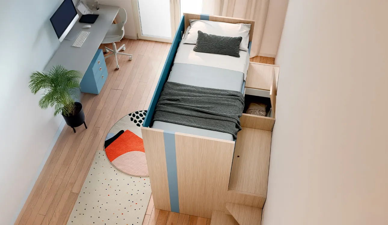 Chambre d'enfant avec lits superposés Lila de