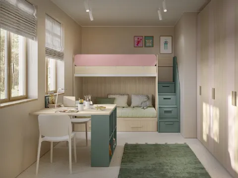 Chambre d'enfant Golf K129 de Colombini Casa