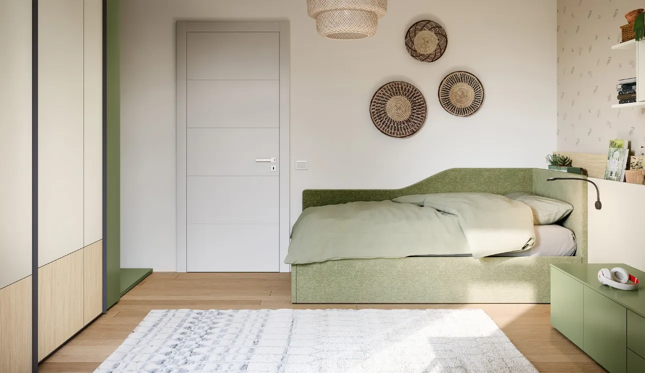 Chambre d'enfant avec lit convertible de Nidi