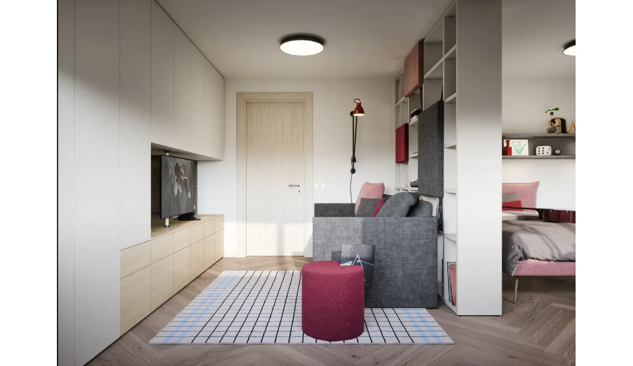 Chambre à coucher Lit canapé de N