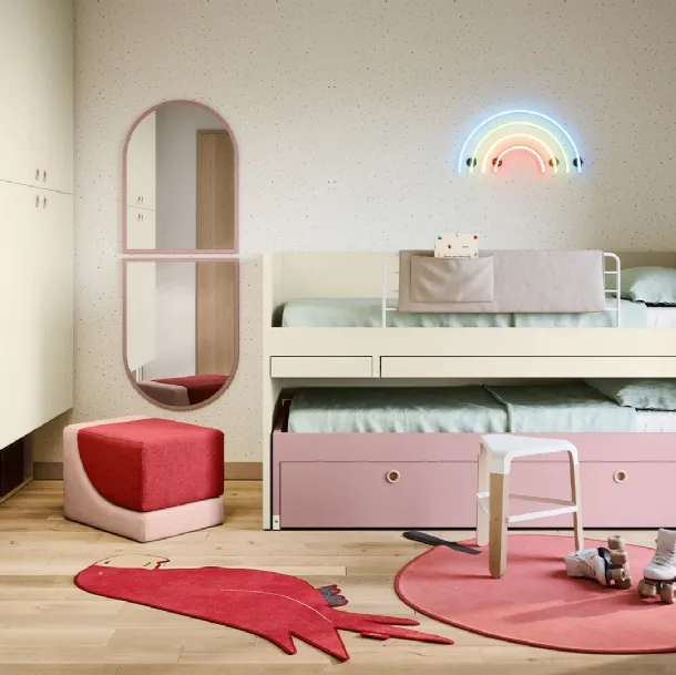 Chambre d'enfant Gain de Place avec Lits surélevés de