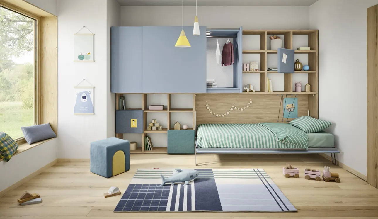 Chambre d'enfant gain de place Twiddy par N