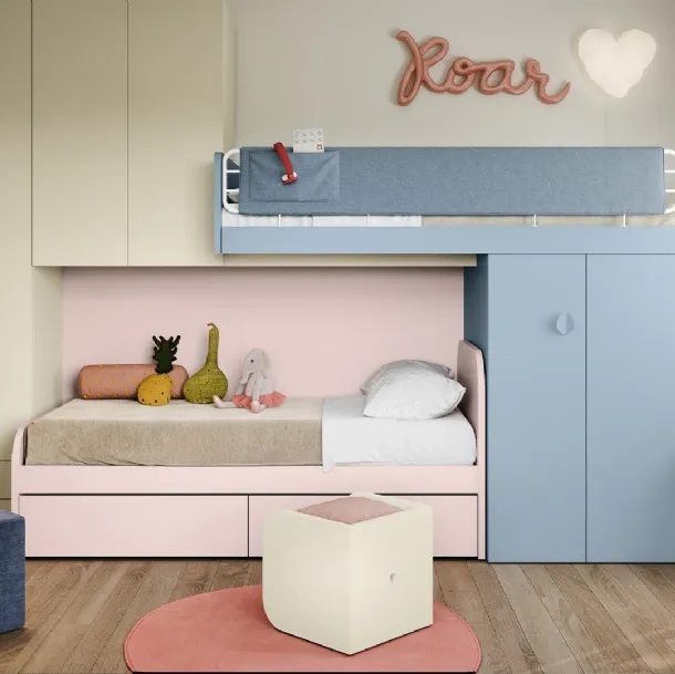 Chambre avec lits superposés de Nidi