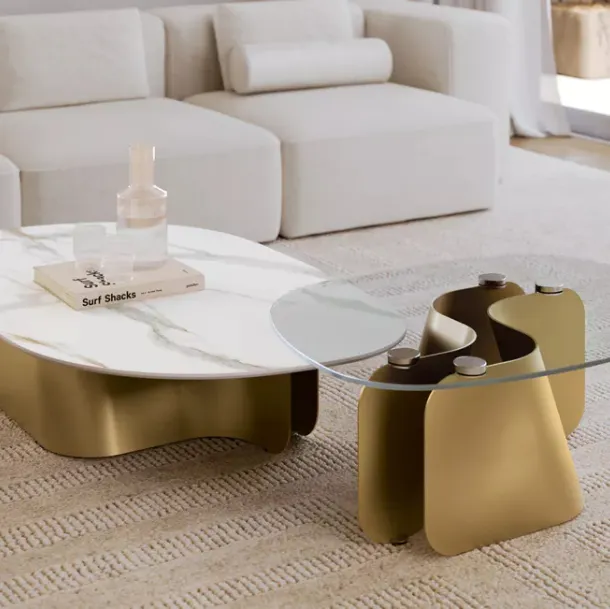 Flow Coffee Table from Bontempi is designed by Piero Lissoni and available with