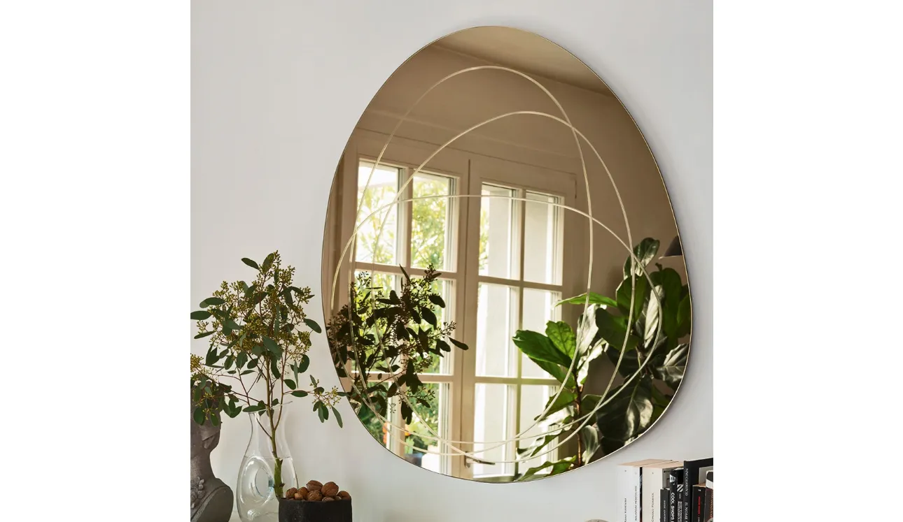 Miroir gravé par Connubia