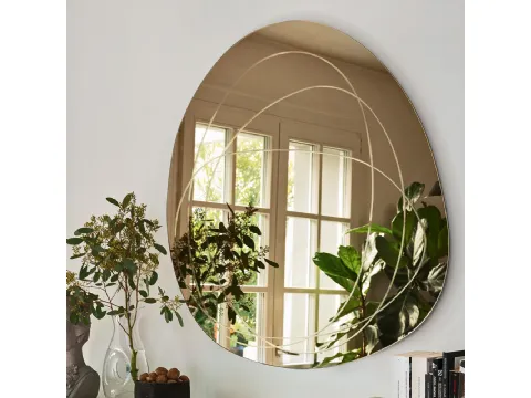 Miroir gravé par Connubia