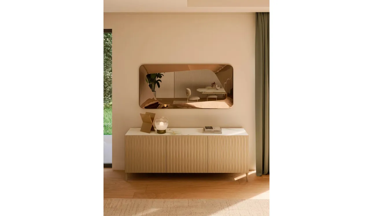 Miroir en verre fondu Focus de Bontem