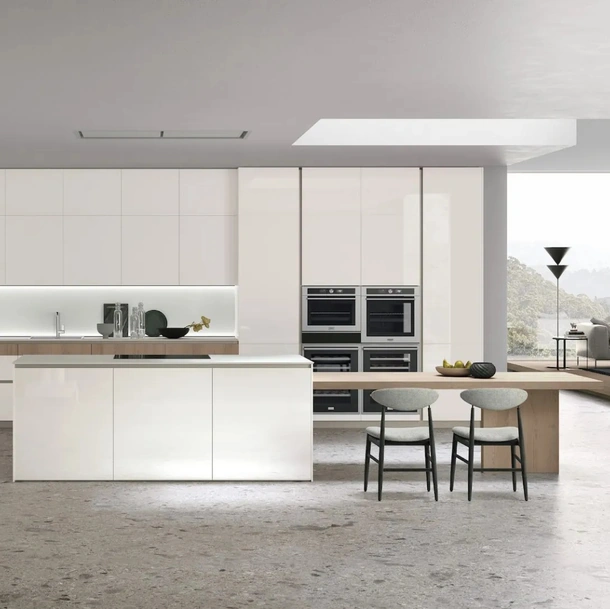 Cuisine Moderne avec îlot Aliant 05 de Stosa
