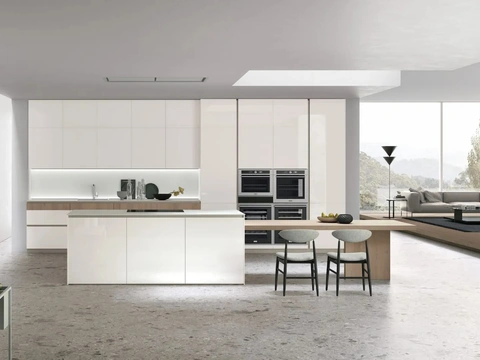 Cuisine Moderne avec îlot Aliant 05 de Stosa