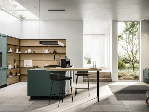 Cuisine Moderne avec îlot Alma 03 de Arredo3