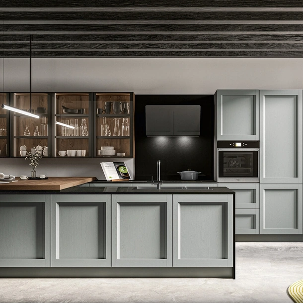 Cuisine moderne avec îlot Frida 02 de Arredo3