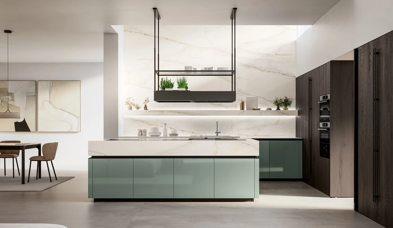 Cuisine Moderne avec îlot Time 02 de Arredo3