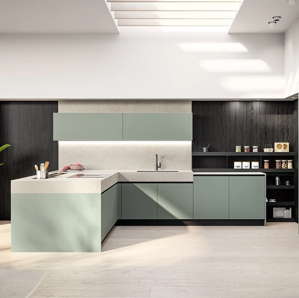 Cuisine moderne avec îlot Cloe 01 de Arredo3
