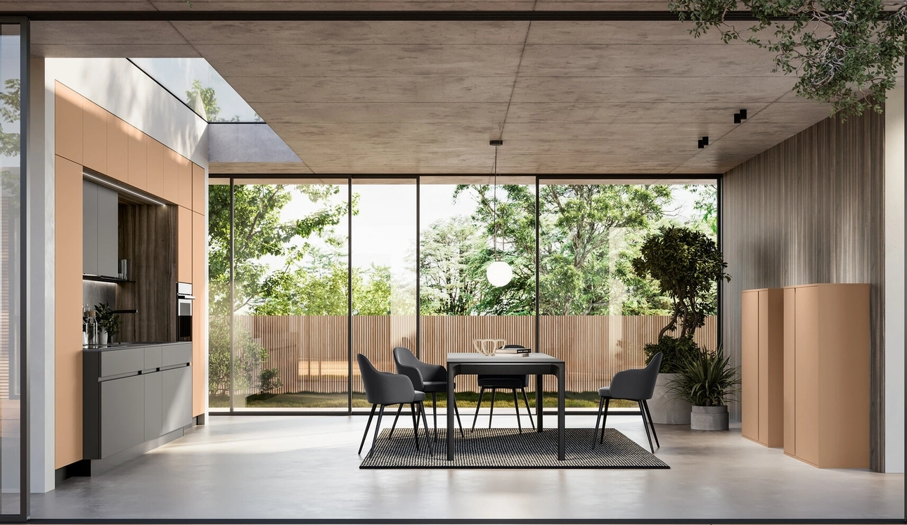 Cuisine moderne linéaire Cloe 03 de Arredo3