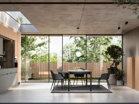Cuisine moderne linéaire Cloe 03 de Arredo3