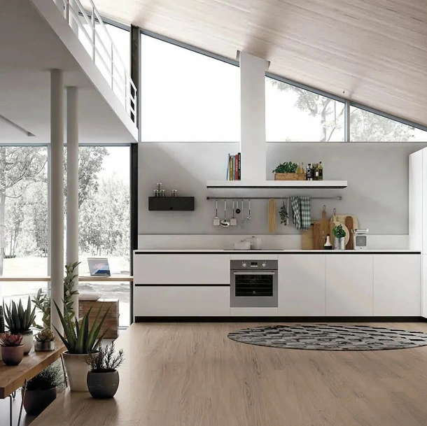 Cuisine moderne d'angle Color Trend 05 de Stosa