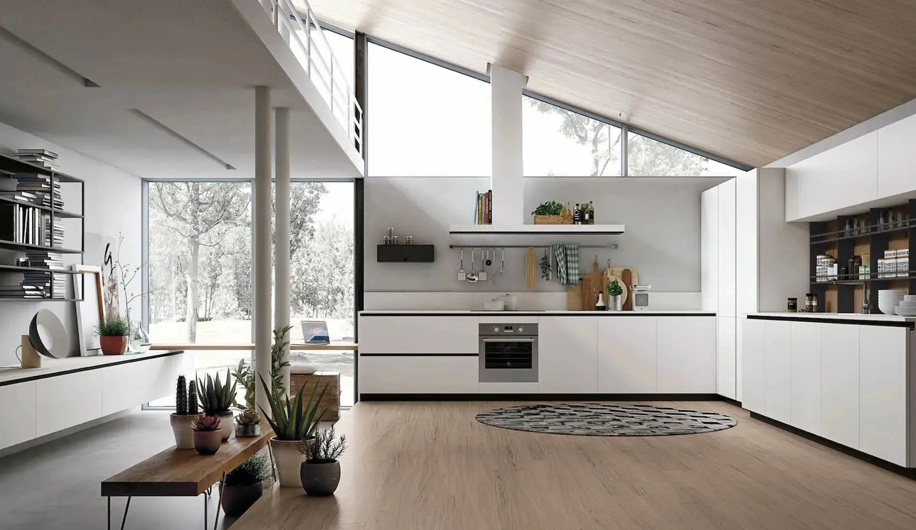 Cuisine moderne d'angle Color Trend 05 de Stosa