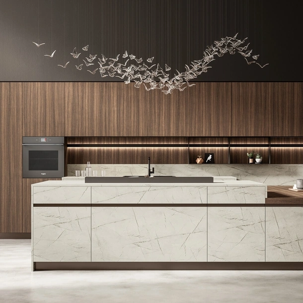 Cuisine Moderne avec Îlot Kalì 02 de Arredo3