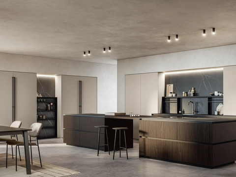 Cuisine Moderne avec îlot Kalì 04 de Arredo3