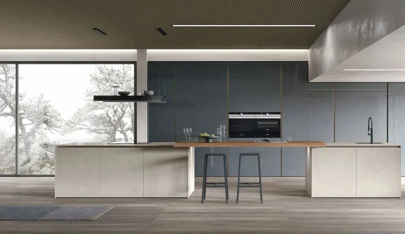 Cuisine moderne avec îlot Aliant 07 de Stosa