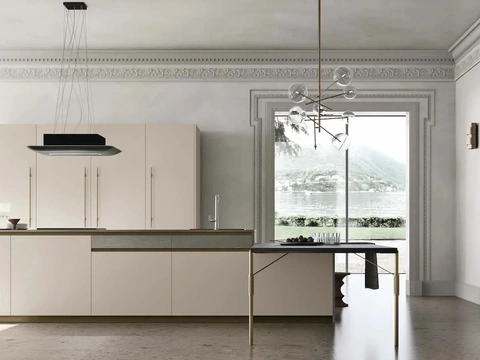 Cuisine moderne avec îlot Metropolis 05 de Stosa