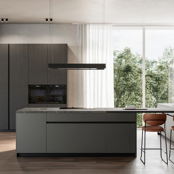 Cuisine Moderne avec îlot Time 03 de Arredo3