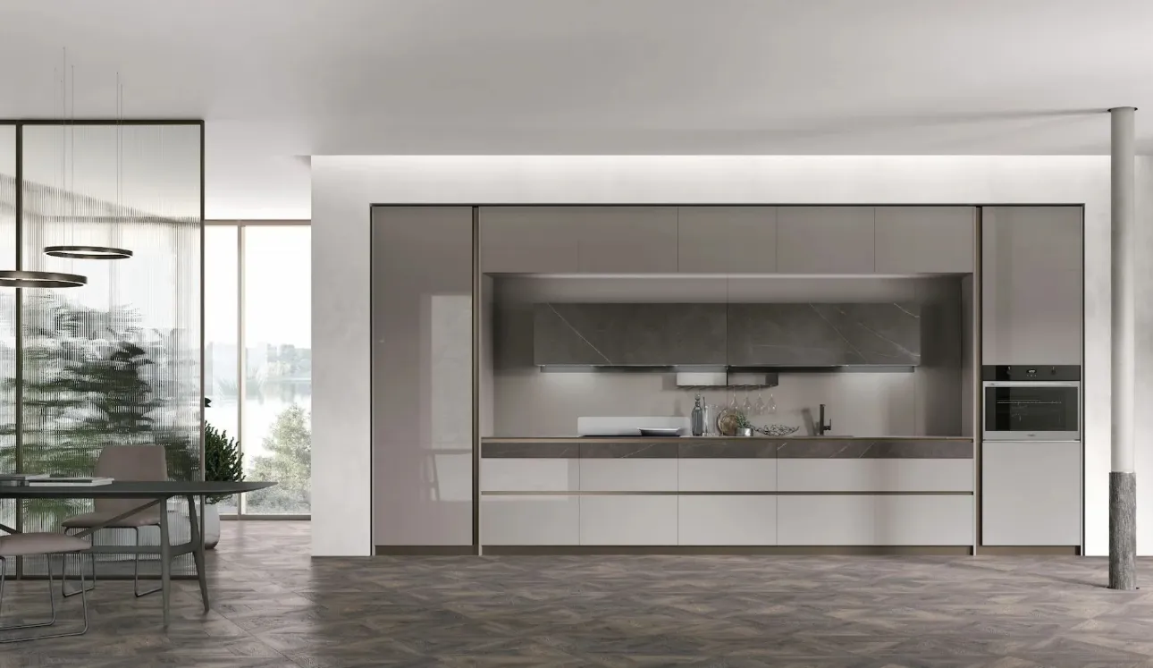 Cuisine moderne linéaire Aliant 06 de Stosa