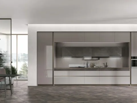 Cuisine moderne linéaire Aliant 06 de Stosa