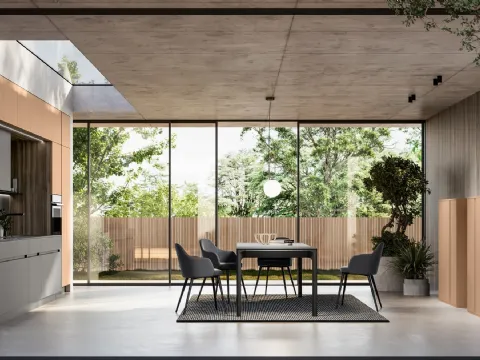 Cuisine moderne linéaire Cloe 03 de Arredo3