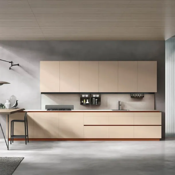 Cuisine moderne en forme de L Color Trend 04 de Stosa