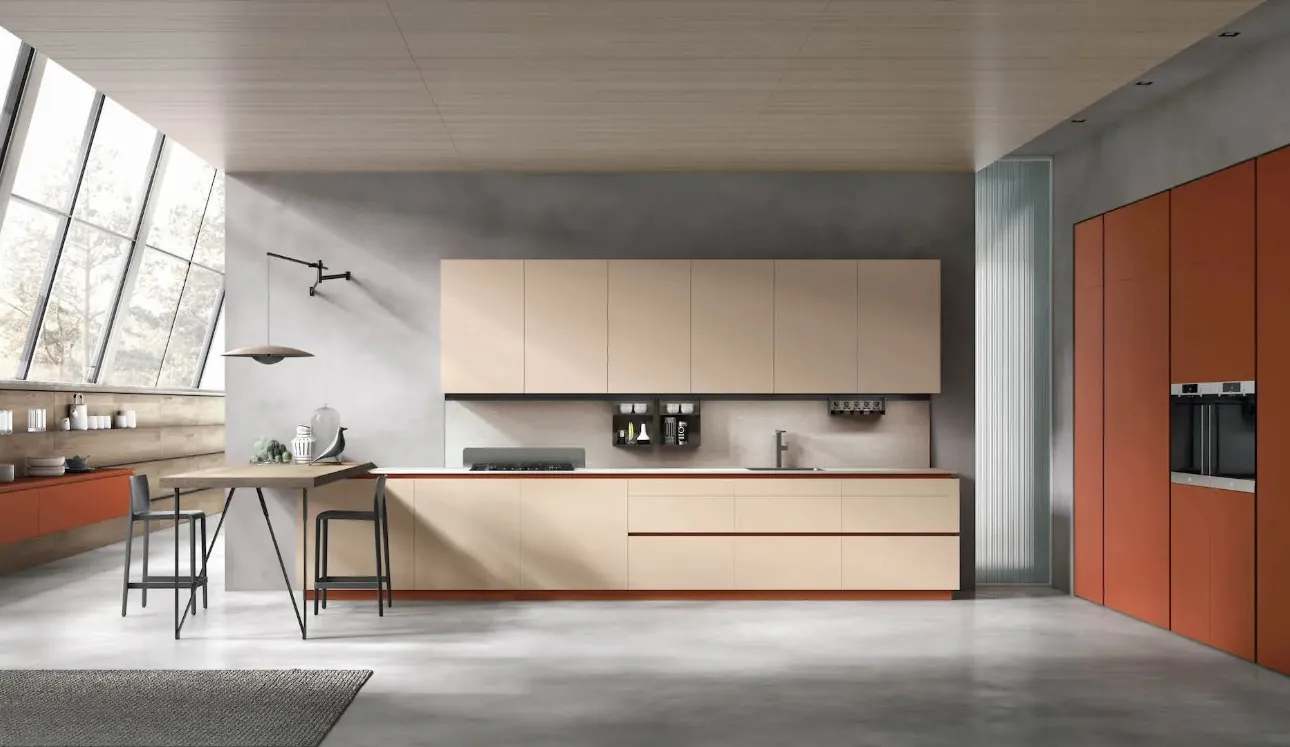 Cuisine moderne en forme de L Color Trend 04 de Stosa