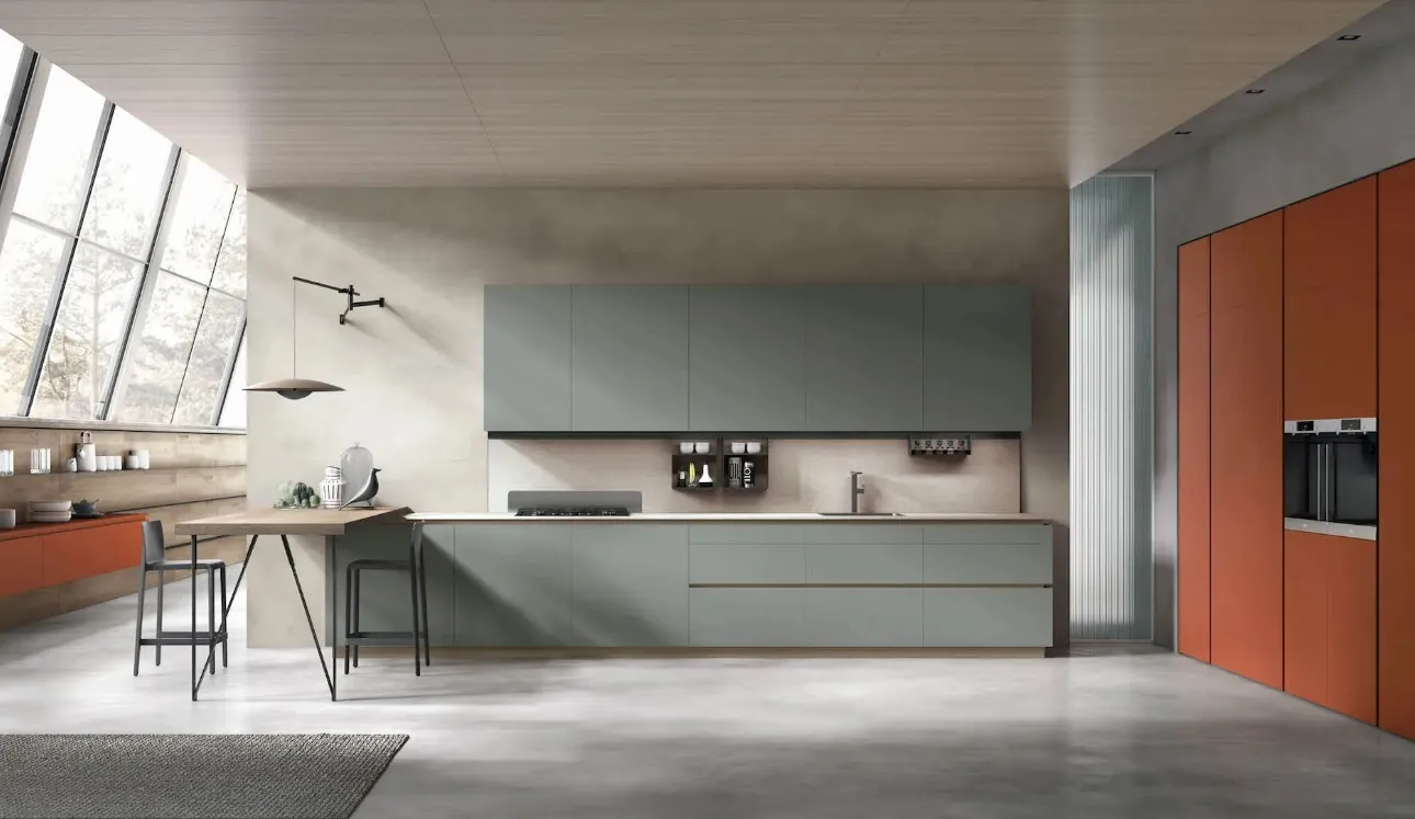Cuisine moderne en angle Color Trend 04 de Stosa