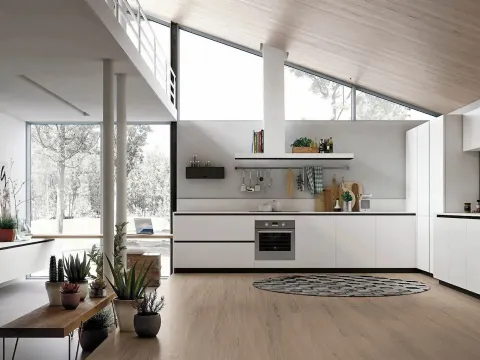 Cuisine moderne d'angle Color Trend 05 de Stosa